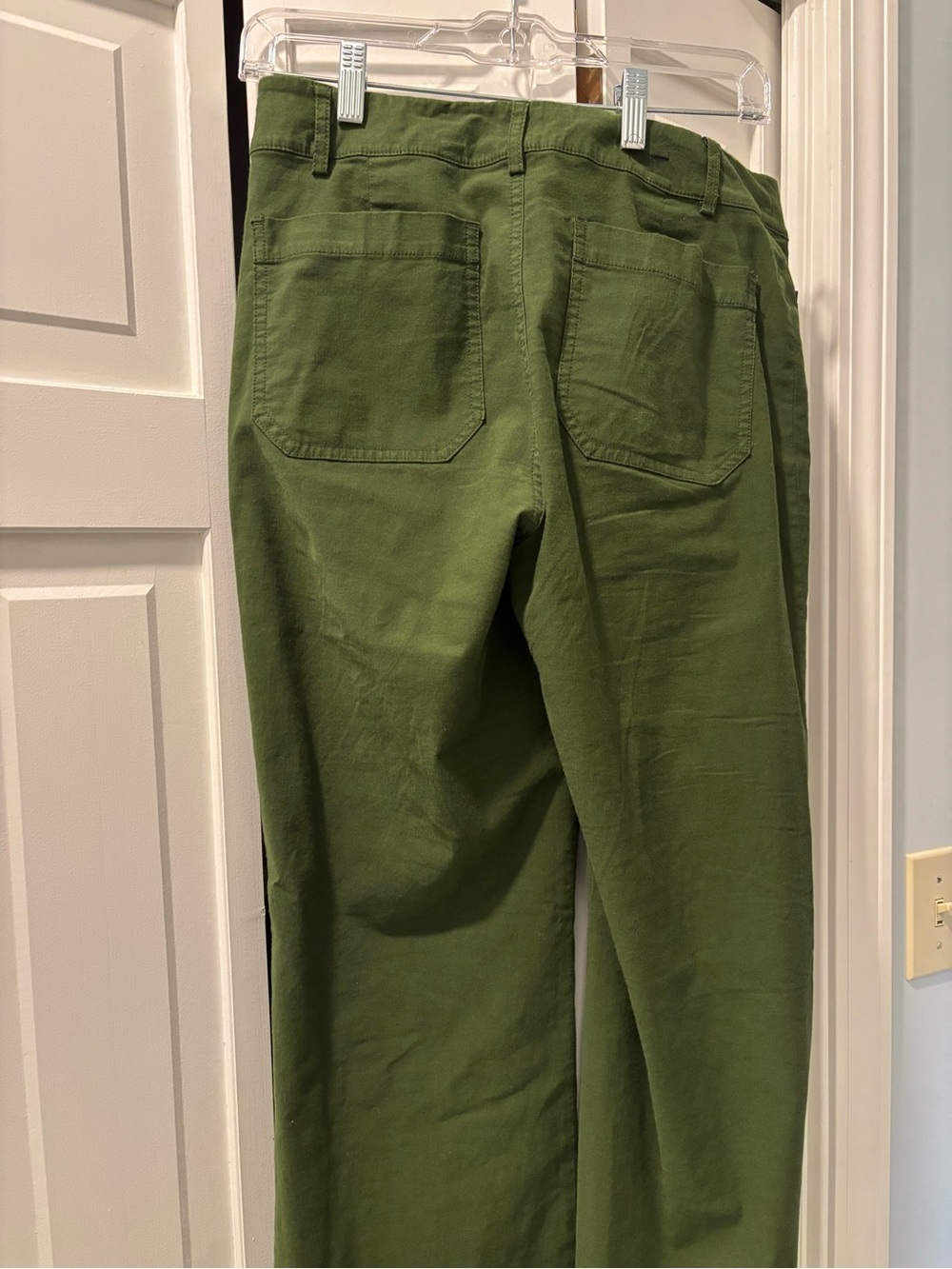 J. Crew Factory Olive Green Wide-Leg Pants size 28/size 6 - Picture 6 of 6